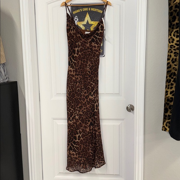 SNDYS Skin Maxi Dress in Leopard - Picture 4 of 7